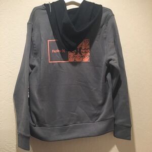 Hurley Natural HD Fleece Full zip hoodie Gray Med